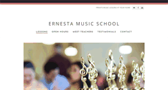 Desktop Screenshot of ernestamusicschool.com