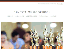 Tablet Screenshot of ernestamusicschool.com